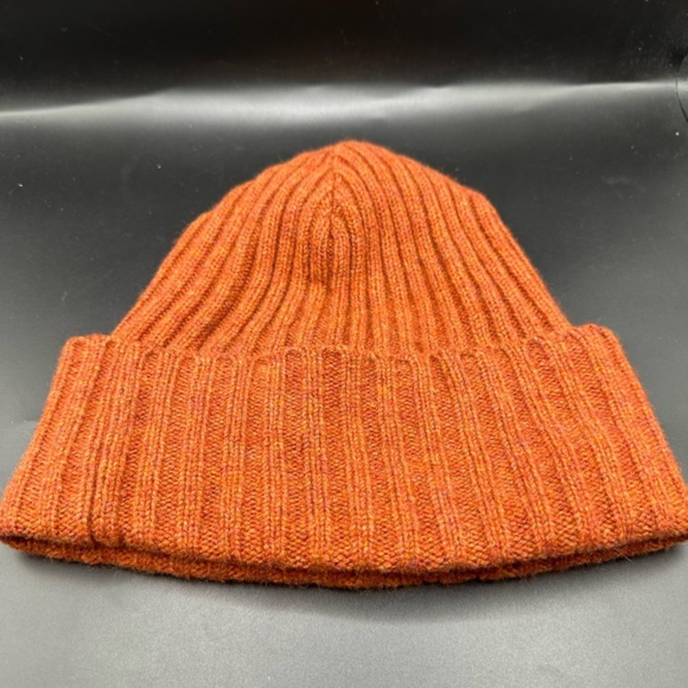 Drake’s Wool Burnt Orange Winter Cap